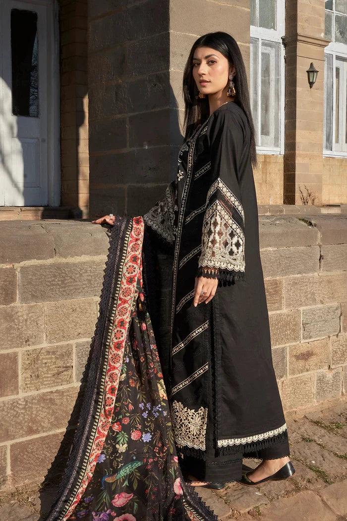 3PC Embroidered Unstitched Lawn Suit KSC-3144