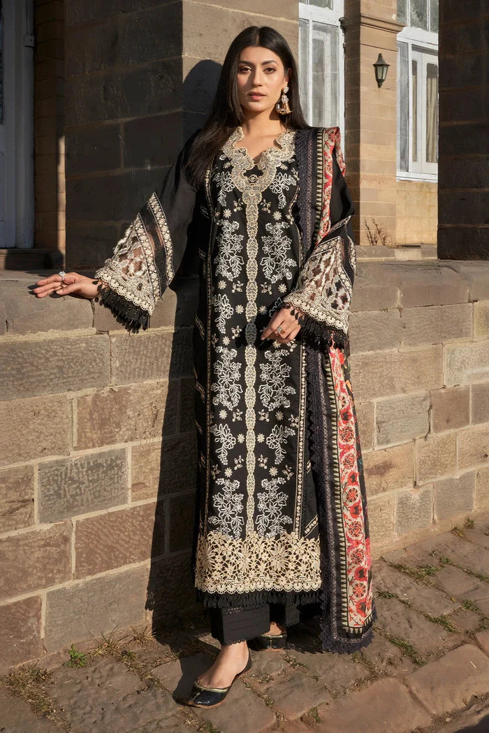 3PC Embroidered Unstitched Lawn Suit KSC-3144