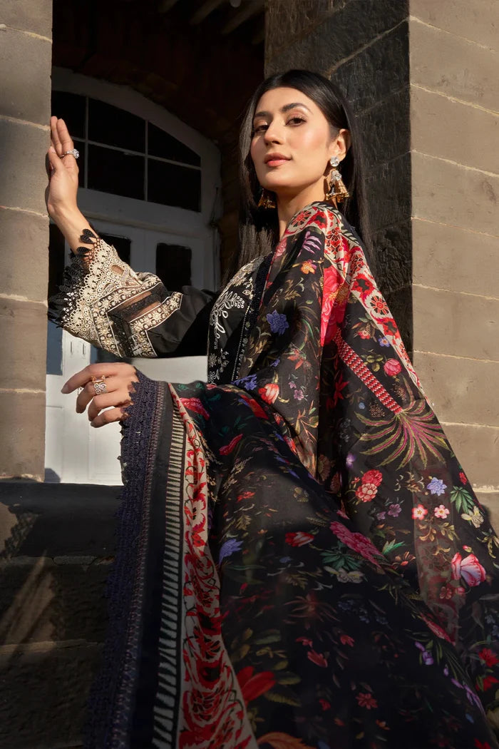 3PC Embroidered Unstitched Lawn Suit KSC-3144